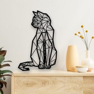 Arte de pared en metal Gato